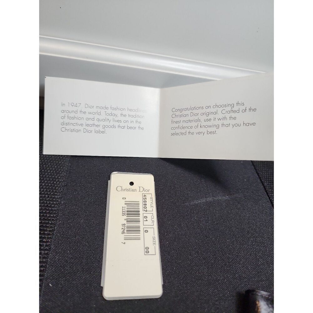 Christian Dior Vintage Black Leather Wallet - Picture 5 of 7